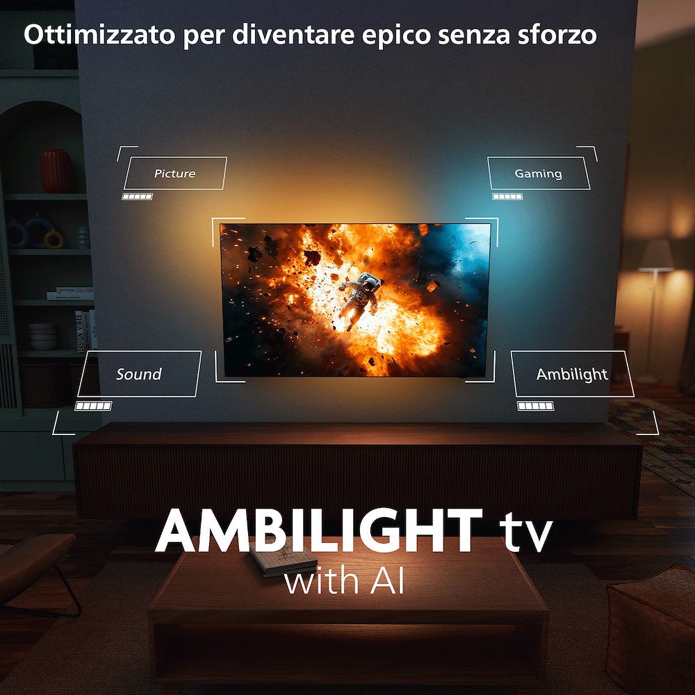 PHILIPS 65OLED761 - OLED TV 65" 4K UHD Ambilight