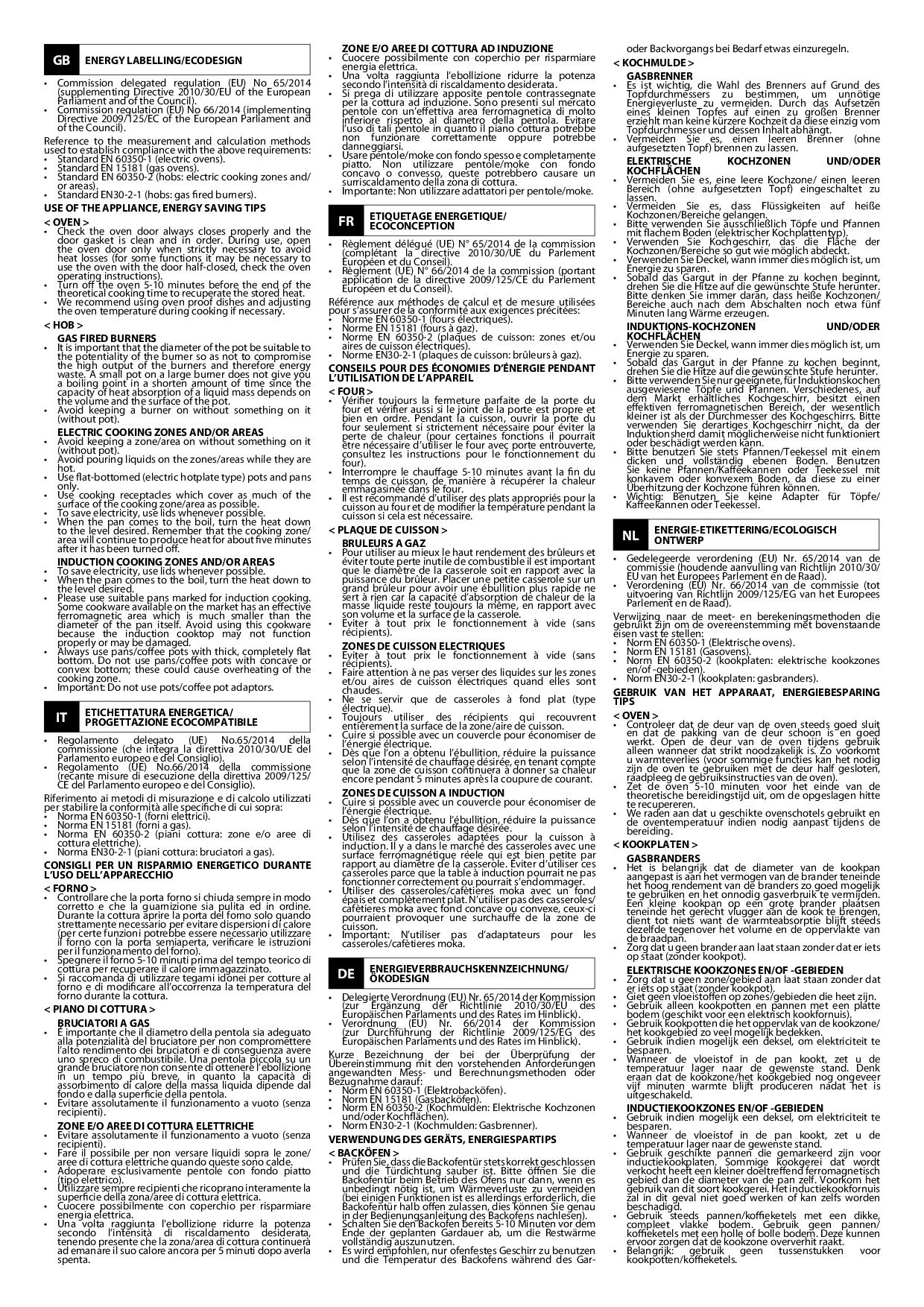 DE LONGHI PEMA64LSG - Cucina a Gas 60cm 4 Fuochi