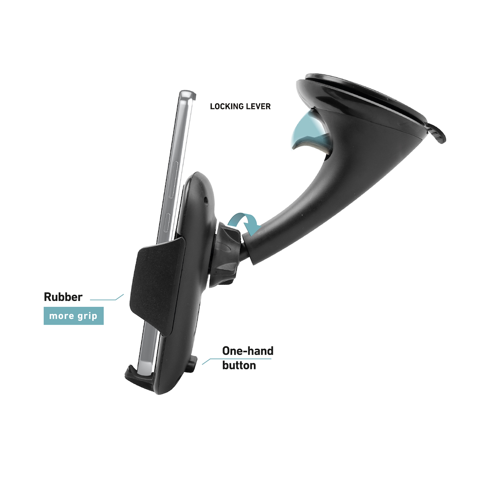 SBS TE0UCH1AW - Supporto auto universale per smartphone