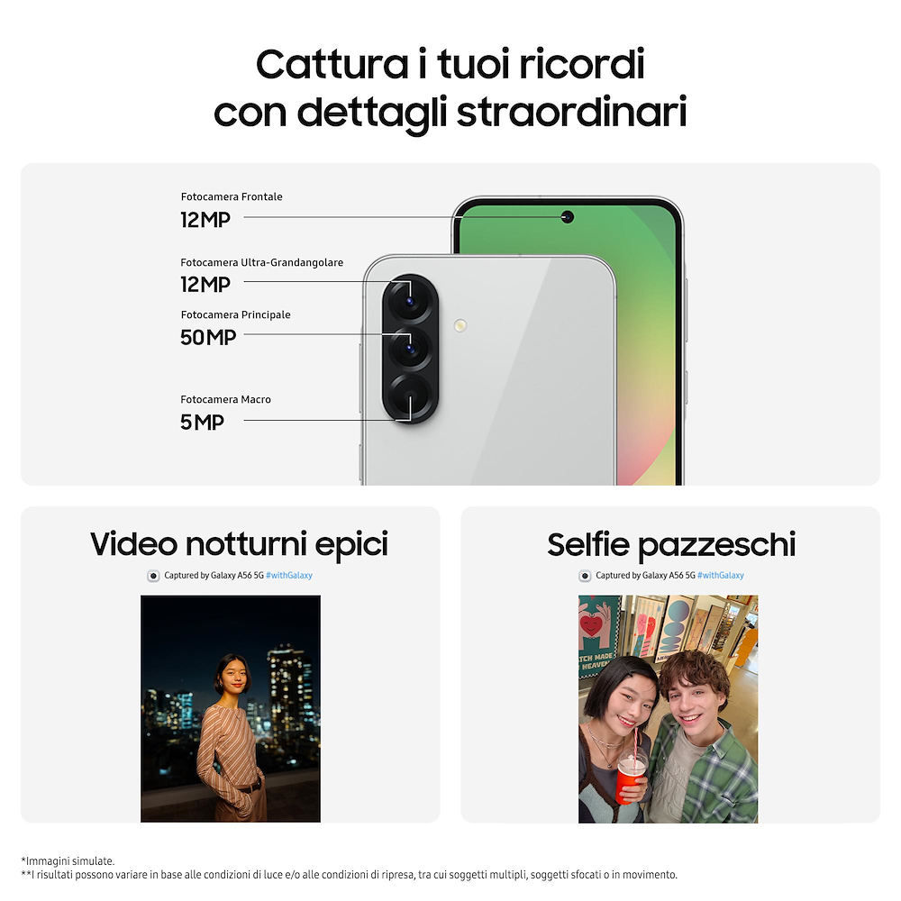 SAMSUNG SMA566BZKCEUE - Samsung Galaxy A56 5G 8+256GB Graphit