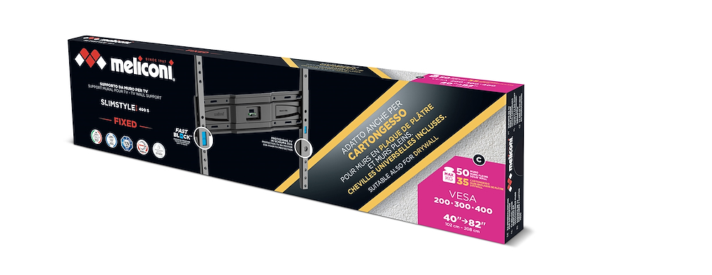 MELICONI 480957 - Supporto TV Slimstyle Plus 400S