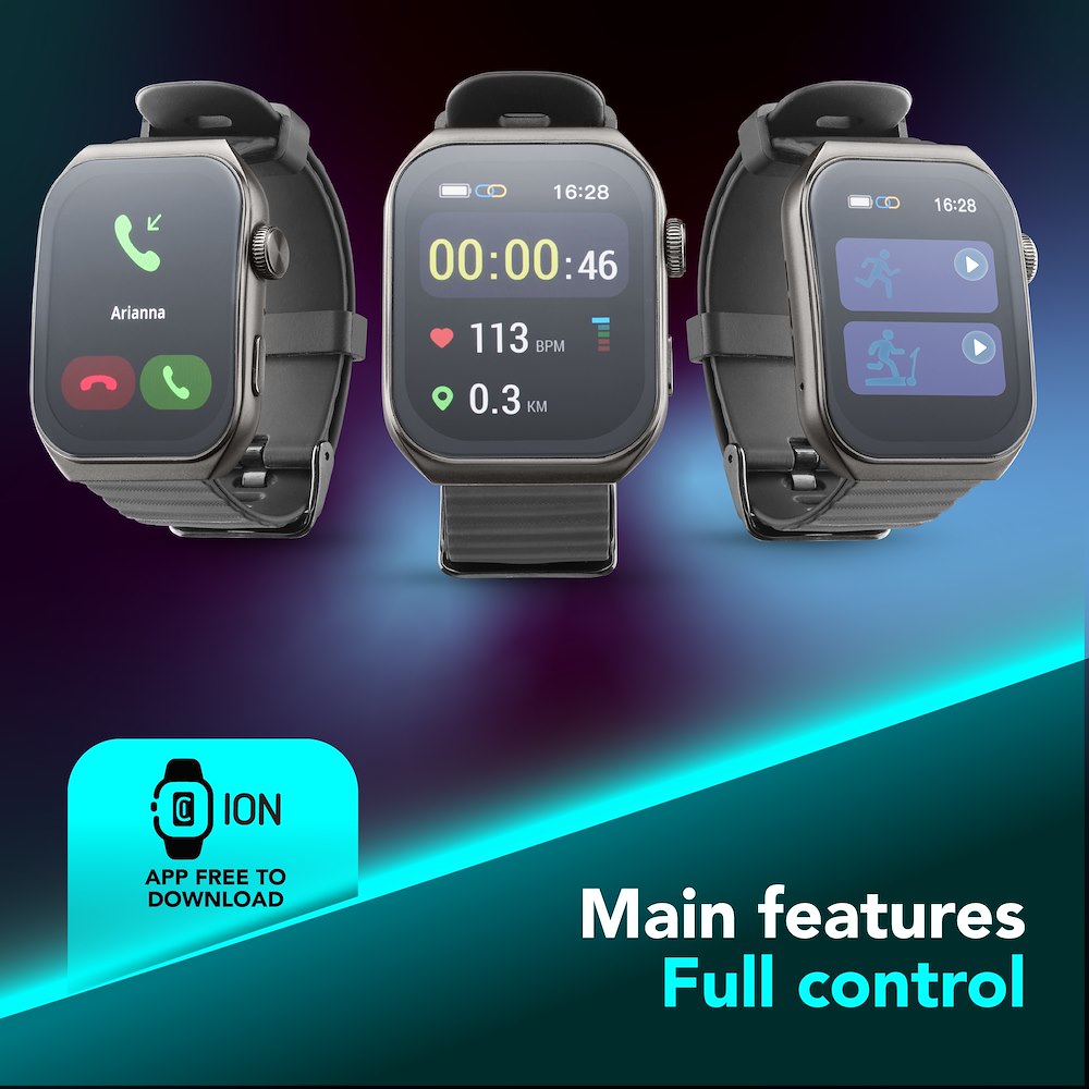 CELLULAR LINE BTIONWATCHULTRAK 0739354 SMART WATCH 1.96"AMOLED BT IP68 ION PRO ULTRA NERO