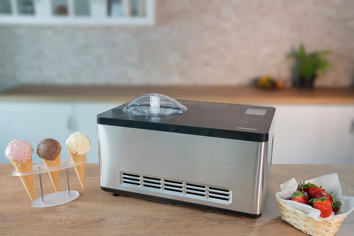 UNOLD Eismaschine Gusto 180W 2L edelstahl-schwarz