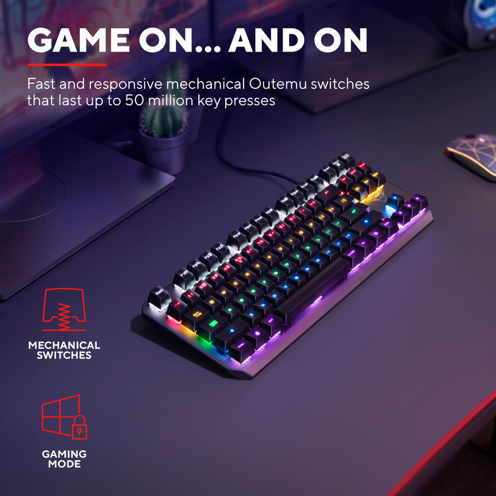 TRUST 24406 - Tastiera Gaming Trust GXT 834