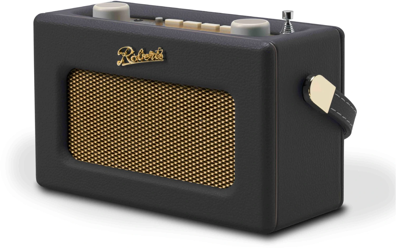ROBERTS 130970 - Roberts Revival Uno BT – Kompaktes Retro-Radio mit DAB+, FM und Bluetooth in Schwarz​
