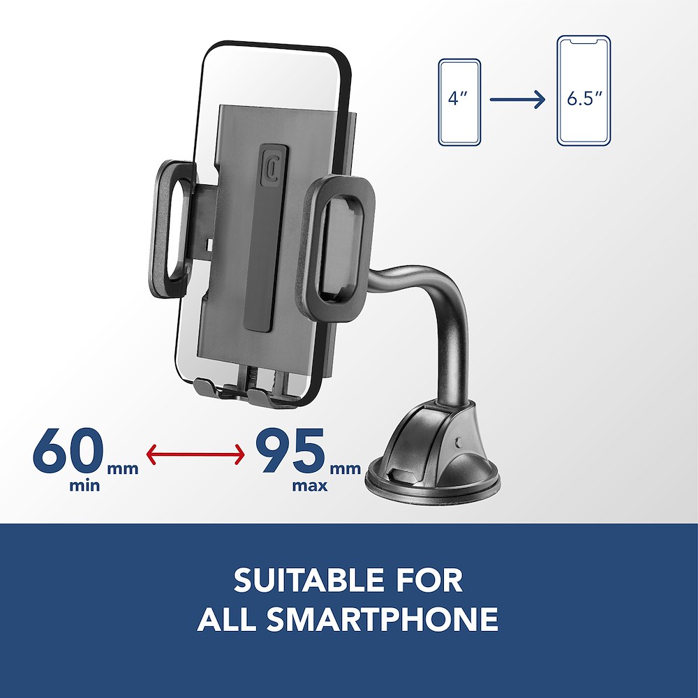 CELLULAR LINE BIGCRABDUALFIX - Supporto Auto Universale