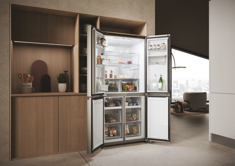 HAIER HCR3818EWMM - Haier 463L Side-by-Side Kühlschrank