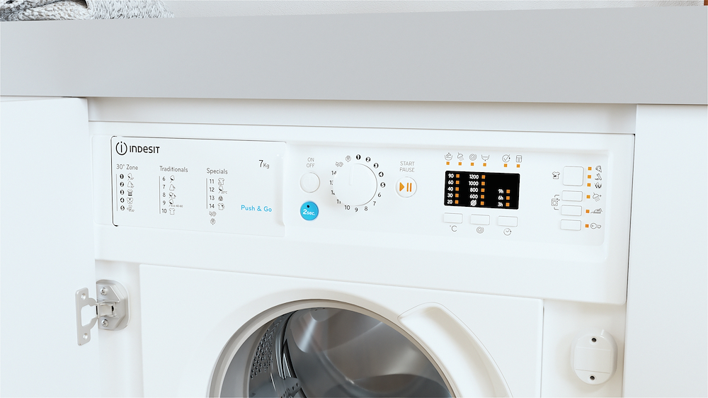 INDESIT BIWMIL71252EUN - Waschmaschine 7 kg 1200 U/min
