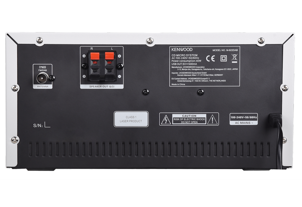 KENWOOD M822DAB - Sistema Hi-Fi Micro 100W