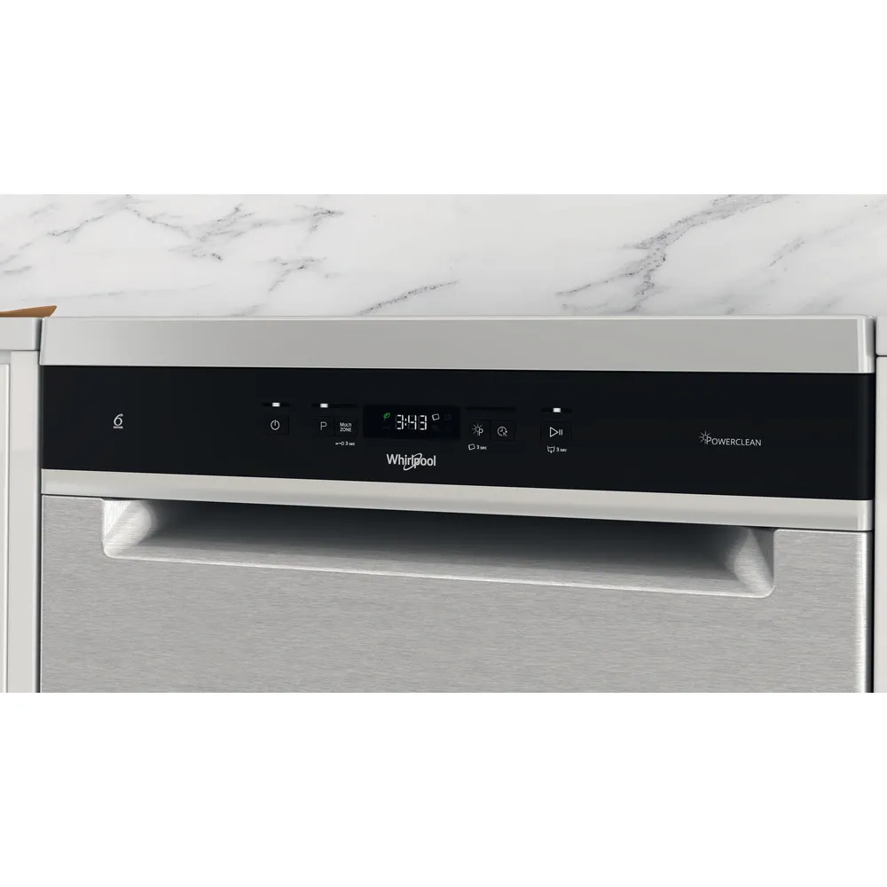 Whirlpool WH7FA14BN7A0X - Lavastoviglie libera installazione 60 cm