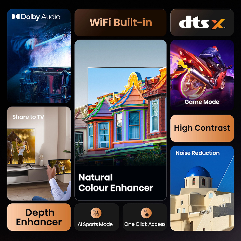 HISENSE 40A49Q - Smart TV 32" HD