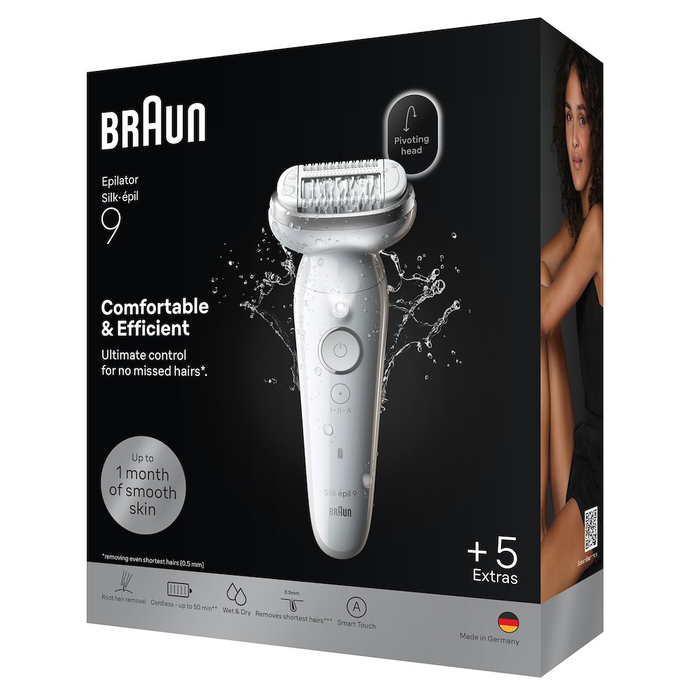 BRAUN SES9061 - Epilierer Wet & Dry 40 Pinzetten