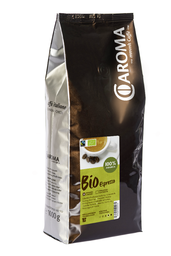 CAROMA EP-D-K-BF-1000-BO - Bio-Kaffeebohnen 100% Arabica 1kg