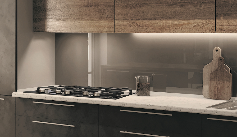 GLEM GAS GV75TXBK - Piano cottura 70 cm 5 fuochi in vetro