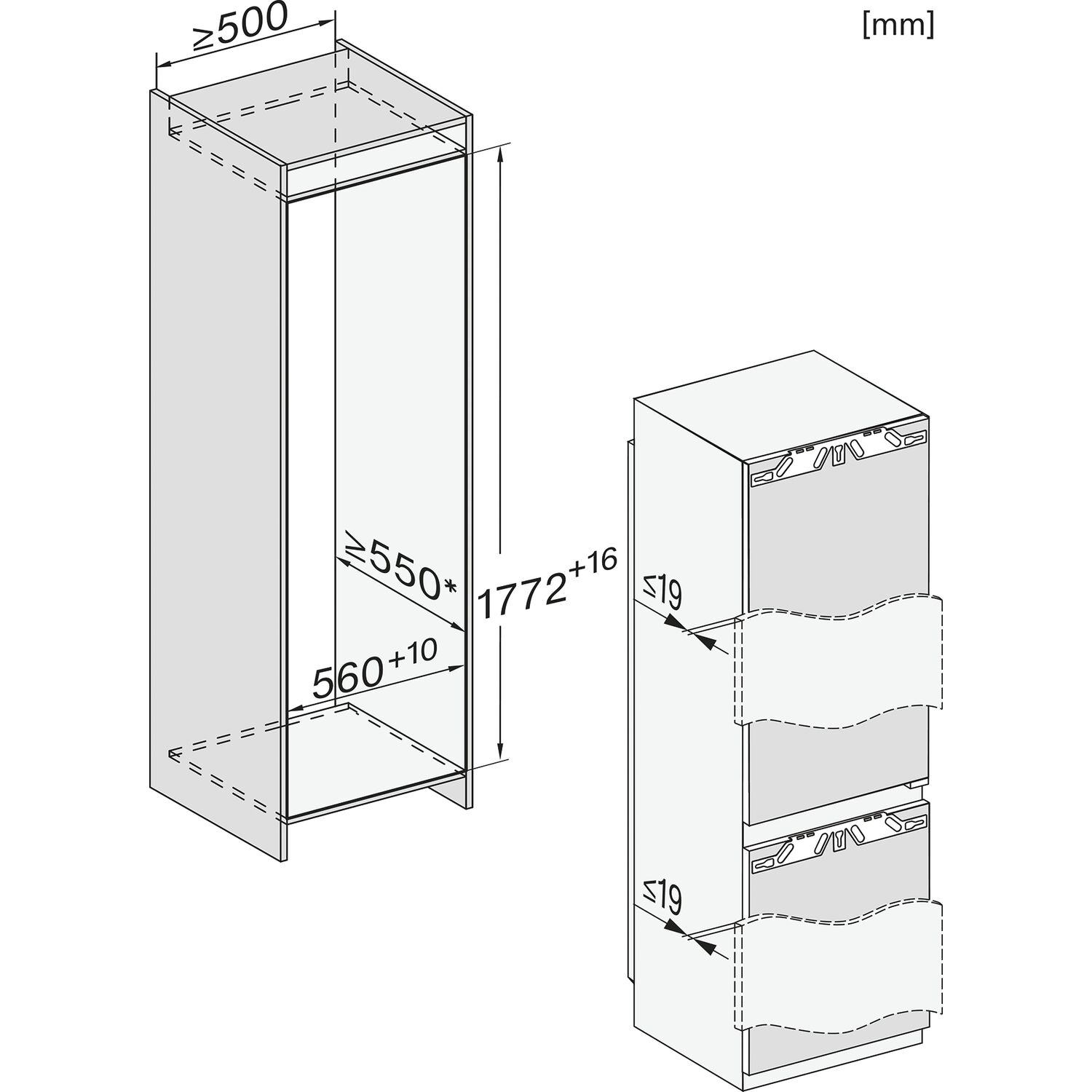 MIELE K7731E - Miele K 7731 E Frigorifero da incasso