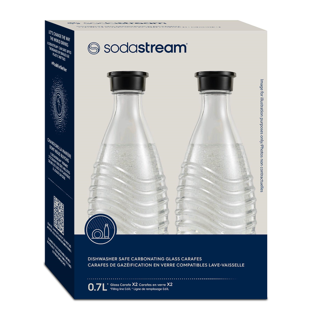 SODASTREAM 2270063 - SodaStream Bipack Caraffe in Vetro