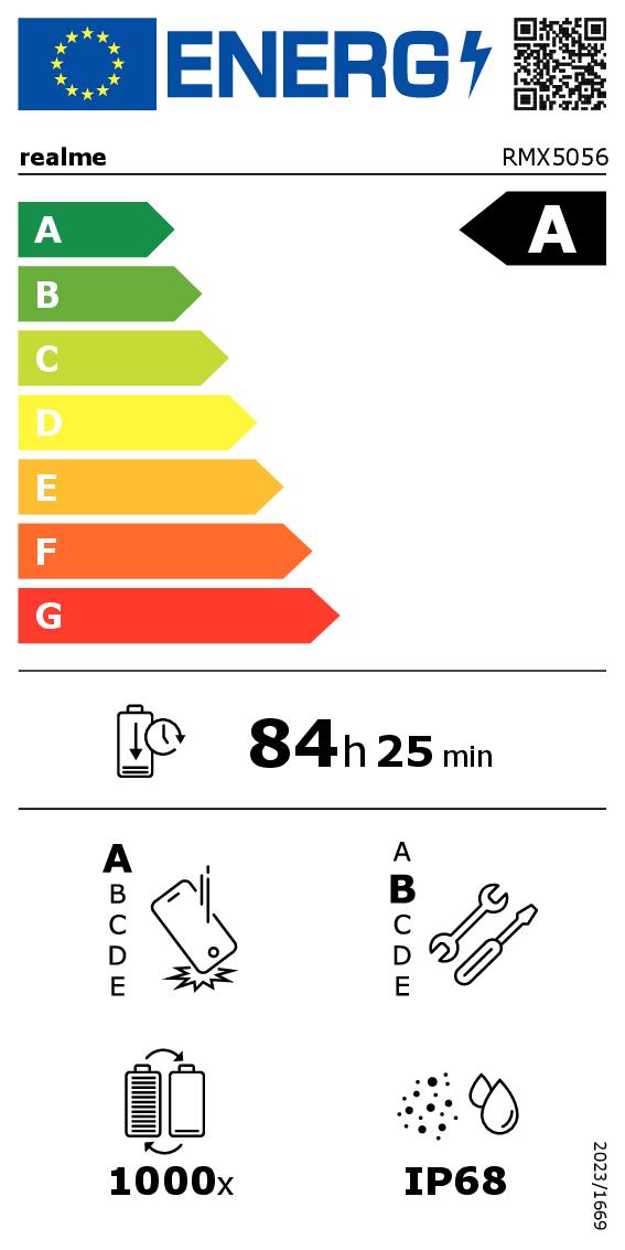 REALME R14PRO5G256GBSUEDEGREY - Smartphone 5G Grigio Suede 256GB