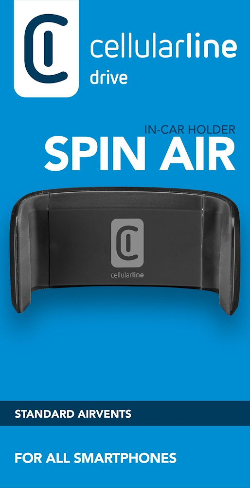 CELLULAR LINE HANDYHOLDERK - Supporto auto Spin Air smartphone