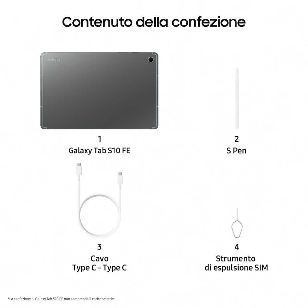SAMSUNG SMX520NZAREUE - Galaxy Tab S10 FE 128GB WIFI