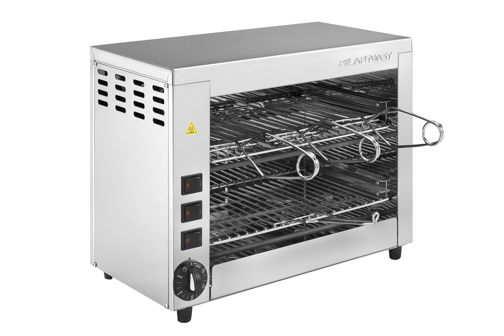 MILANTOAST 14051 - Milantoast Toaster mit 6 Fächern - Edelstahl