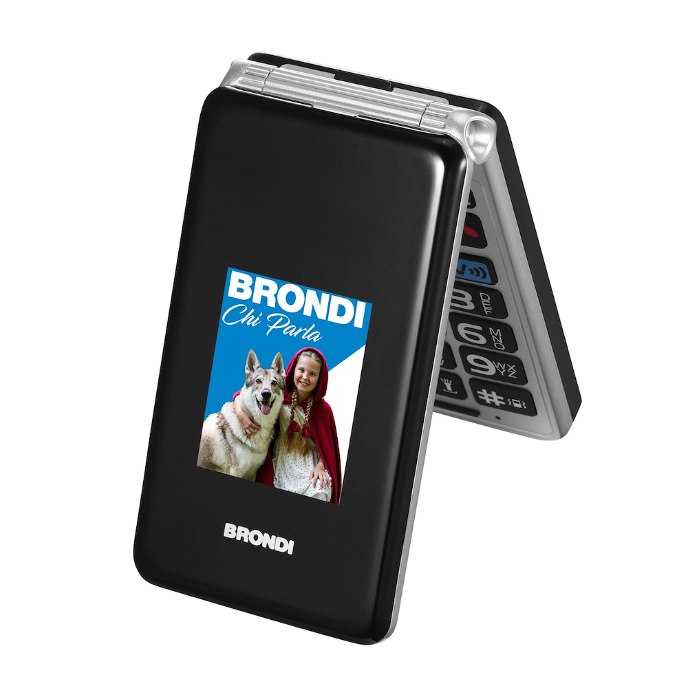BRONDI AMICOSUPERTVGUNMETALGREY - Cellulare Senior Amico Super TV