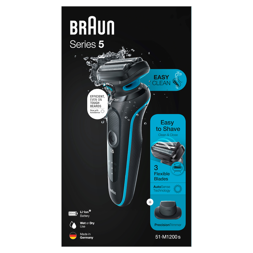 BRAUN 51M1200S - Rasoio Elettrico Uomo Braun Series 5