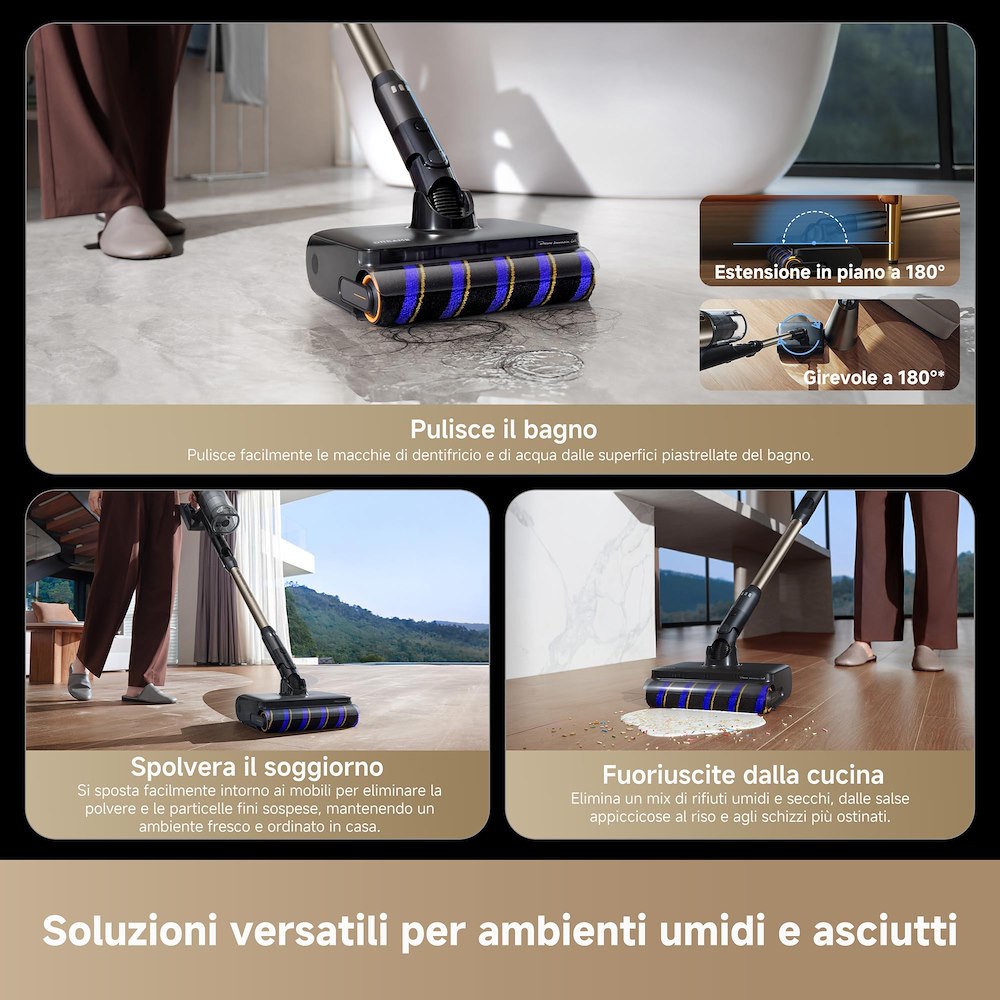 DREAME DREZ30PA - Lavapavimenti 855W