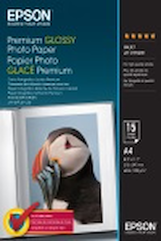 EPSON C13S042155 - Premium Hochglanzfotopapier A4 15 Blätter