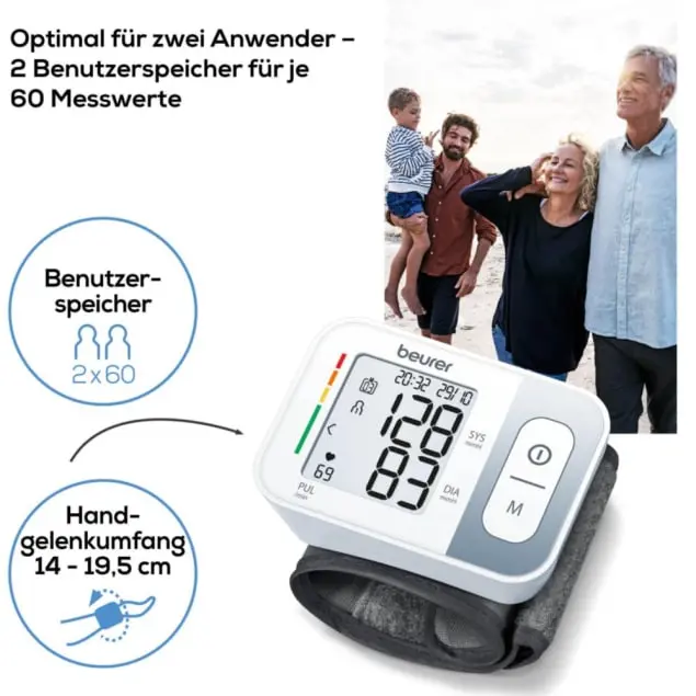 BEURER BC28 - BC28 Handgelenk-Blutdruckmessgerät
