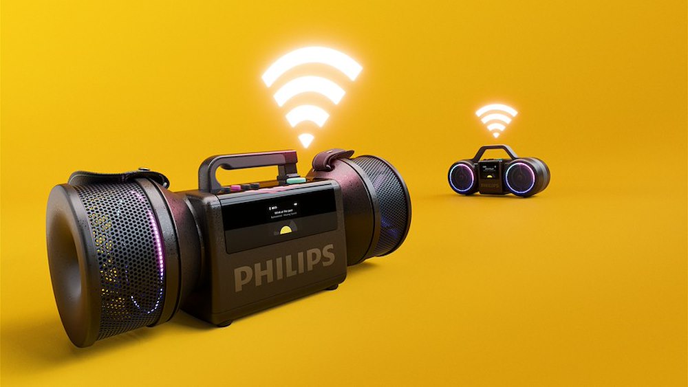 PHILIPS TAMS80B/00 - Tragbarer Lautsprecher IP67