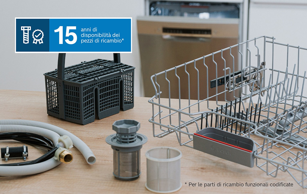 BOSCH SPS4EMI17E - Lavastoviglie slim 45cm Inox