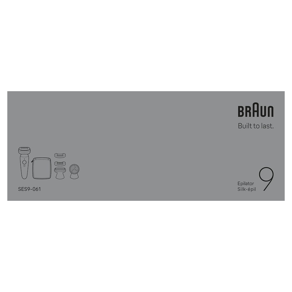 BRAUN SES9061 - Epilierer Wet & Dry 40 Pinzetten