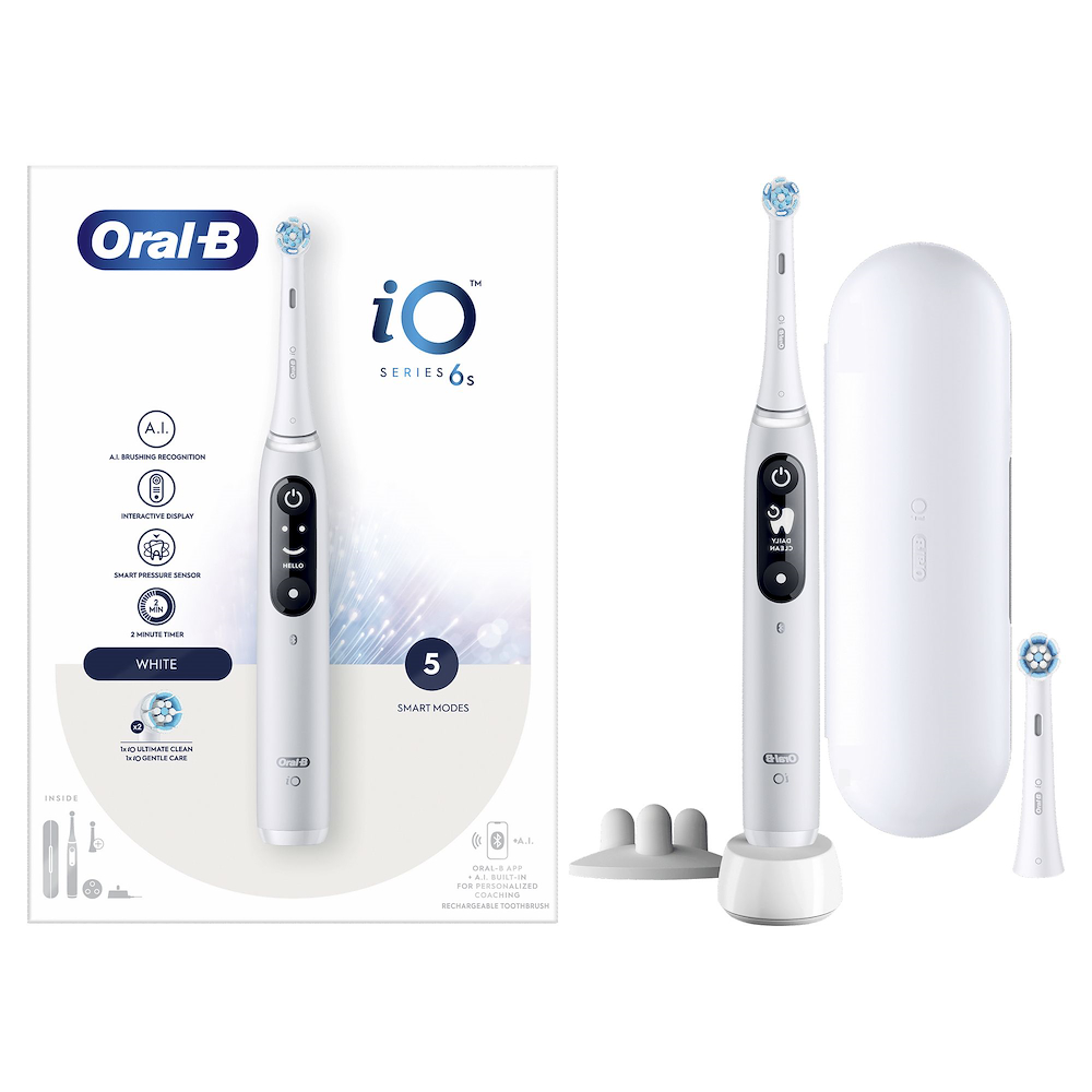 ORAL-B IO6SWHITE - Spazzolino elettrico Oral-B iO Series 6 Bianco