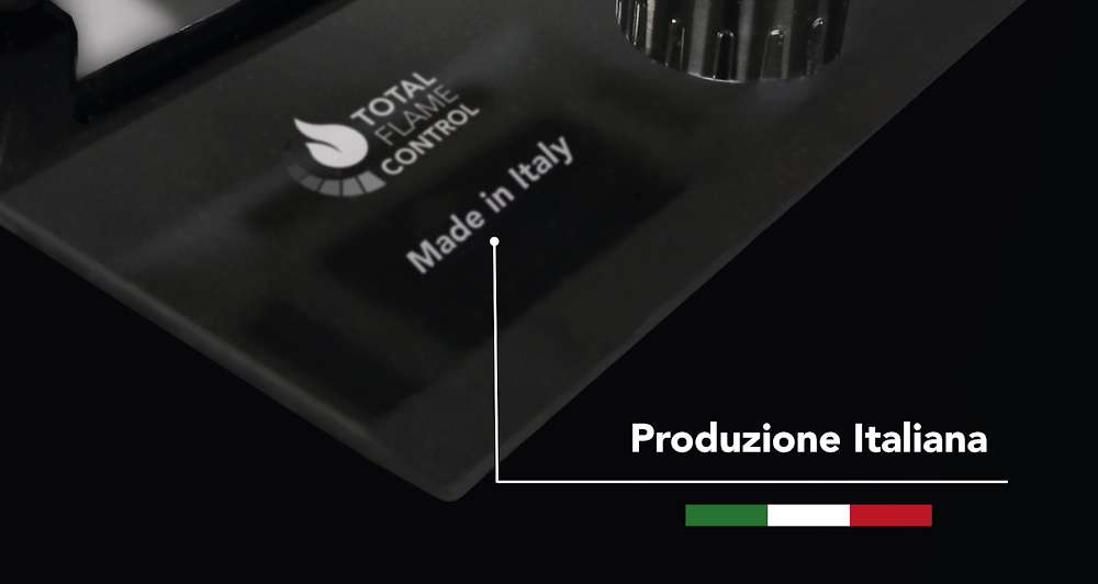 GLEM GAS GV75TXBK - Piano cottura 70 cm 5 fuochi in vetro