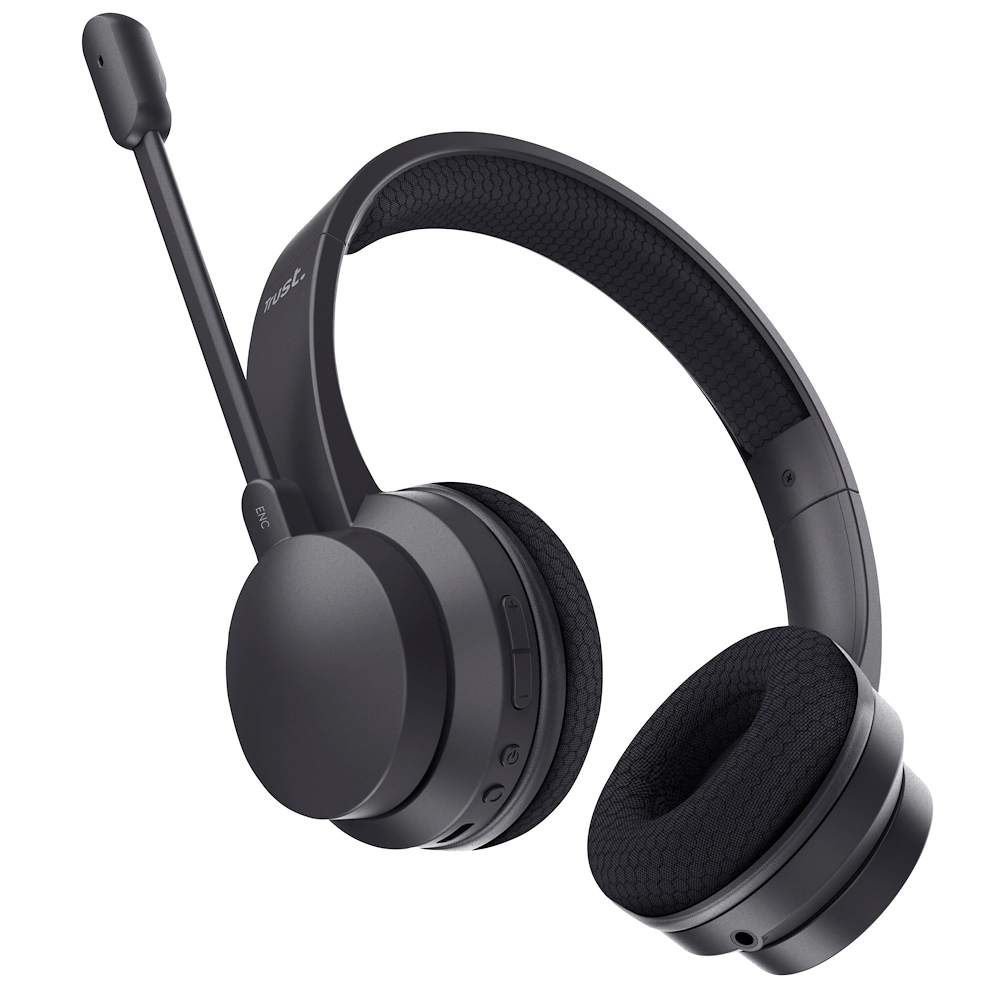 TRUST 25463 - Cuffie wireless ENC Ayda - Nero