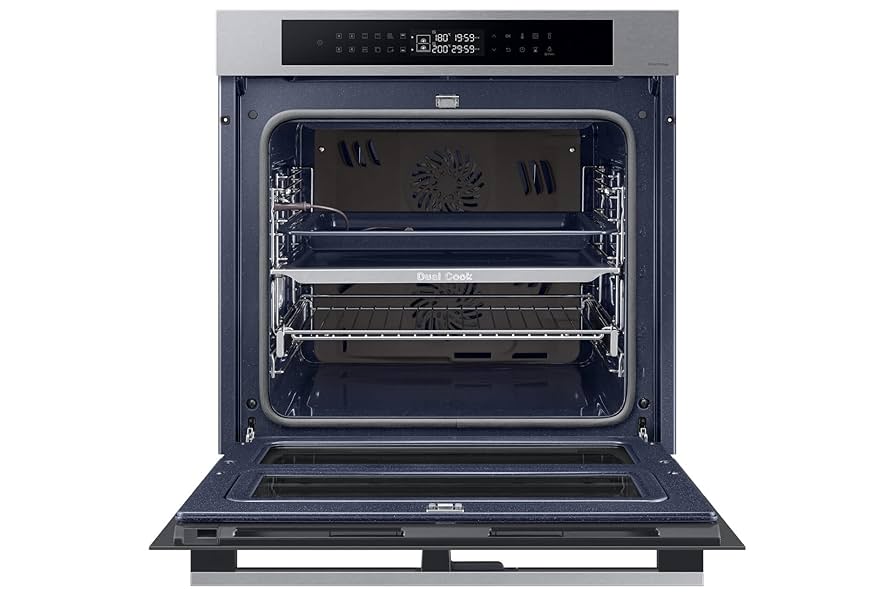 SAMSUNG MOBILIERI NV7B4340UBB - NV7B4340UBB 0644131 FORNO 60CM 76LT MULTIF. DUAL DOOR WIFI NERO