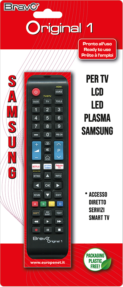 BRAVO ORIGINAL1 - Originalfernbedienung für Samsung Fernseher