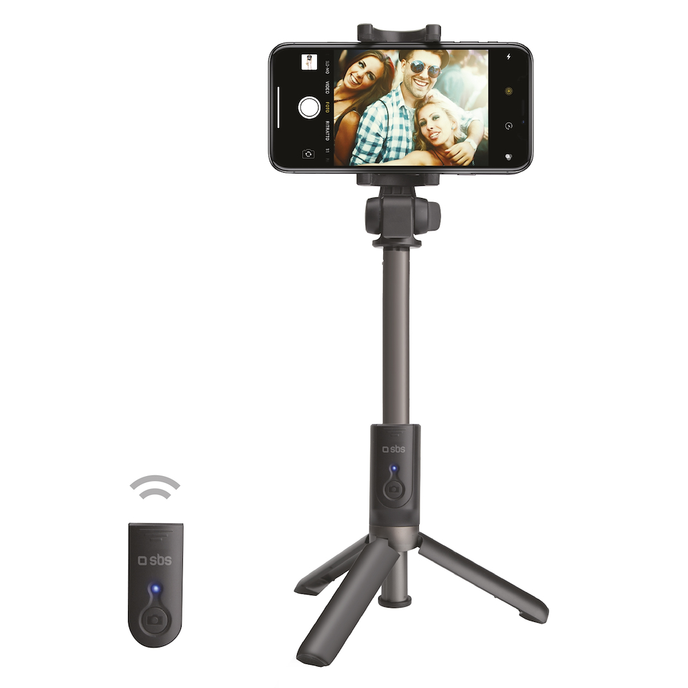 SBS TESELFIEBTALTRIPODK - Selfie Stick Stativ kabellos für Smartphone