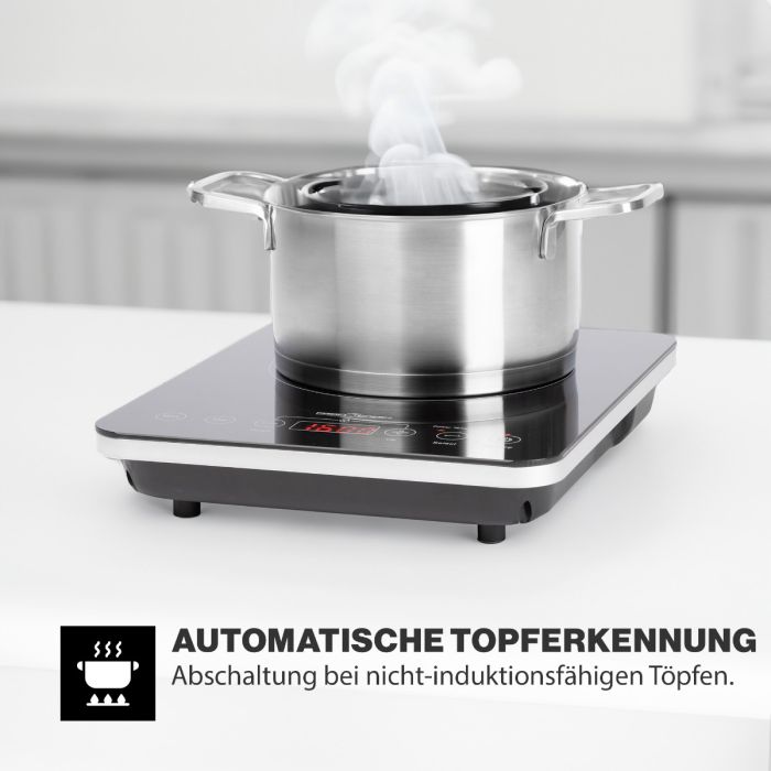 PROFICOOK 028173 - Einzelinduktionskochplatte 2000W Proficook