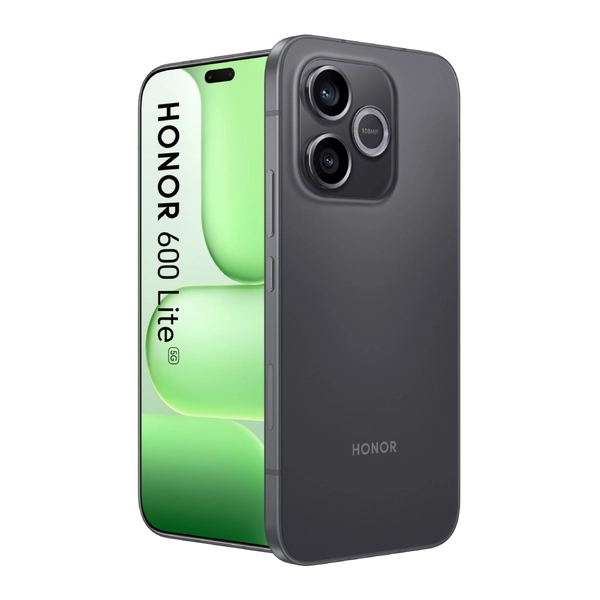 HONOR 600 LITE 5G VELVET BLACK SMARTPHONE + CHOICE WATCH 2I BLACK BUNDLE