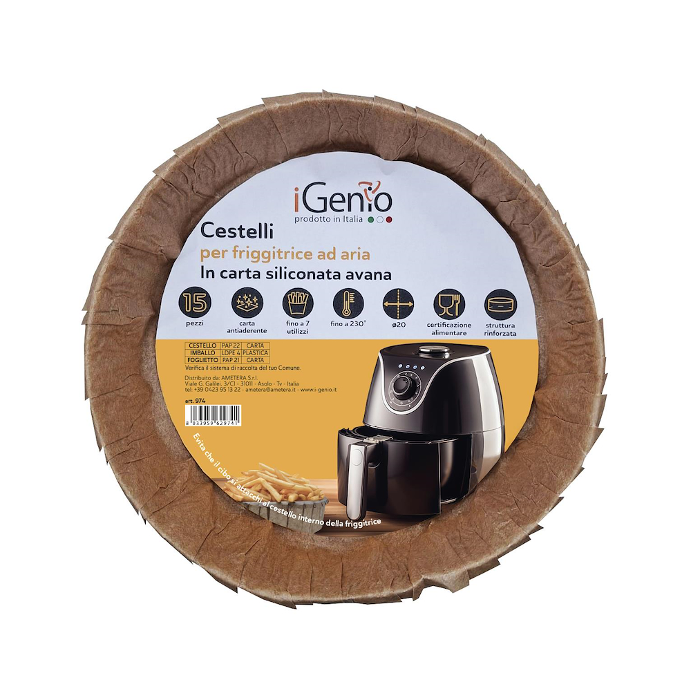 I-GENIO 974 - CESTELLI PER FRIGGITRICE 15 PZ