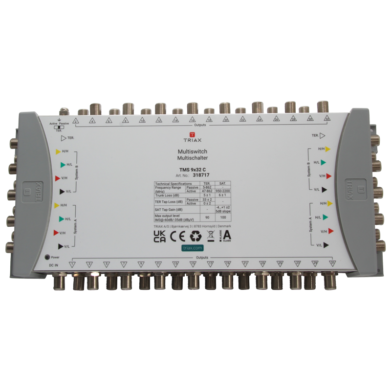 TRIAX TMS9×32C - TMS 9x32 C Cascade Multiswitch