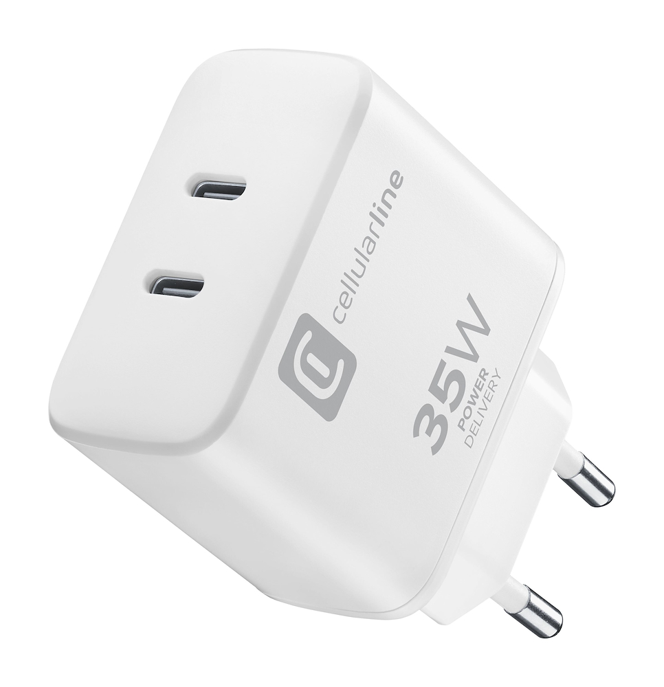 CELLULAR LINE ACHIPHUSB2PD35WW - Dual USB 35W Ladegerät
