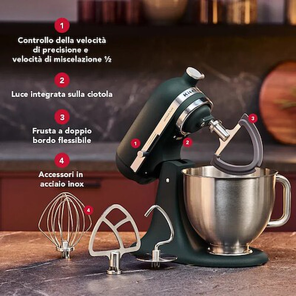 KITCHENAID 5KSM50PKVEPP - KitchenAid Impastatore Palma