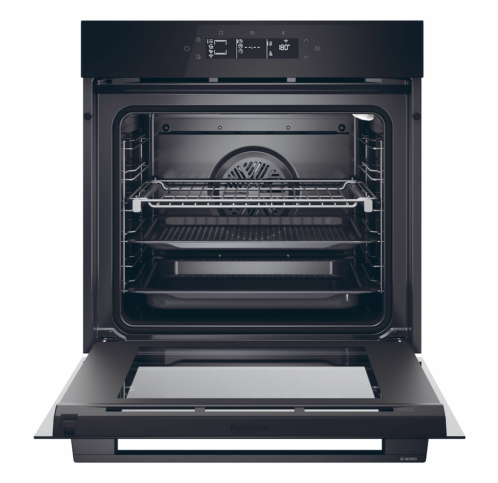 Haier H6ID25G3YTB1 - Forno da incasso 78 litri, nero