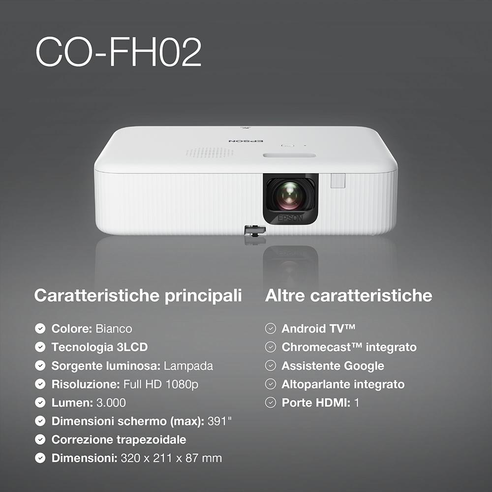 EPSON V11HA85040 - Epson CO-FH02 Proiettore Full HD