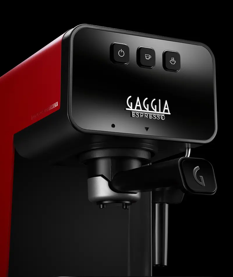 GAGGIA EG211103 - Espresso Style Siebträgermaschine Rot