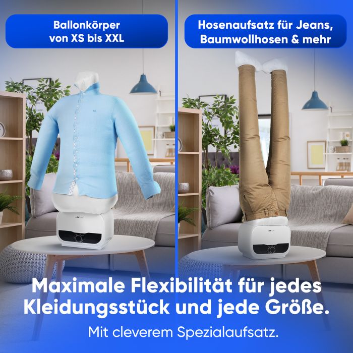 Clatronic HBB3734 - Stiratore per camicie, bluse e pantaloni