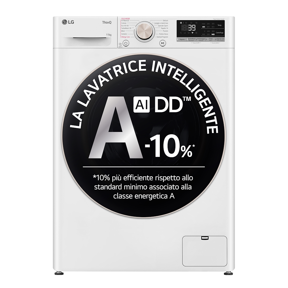 LG F4R7011TSWG - Waschmaschine 11kg mit TurboWash