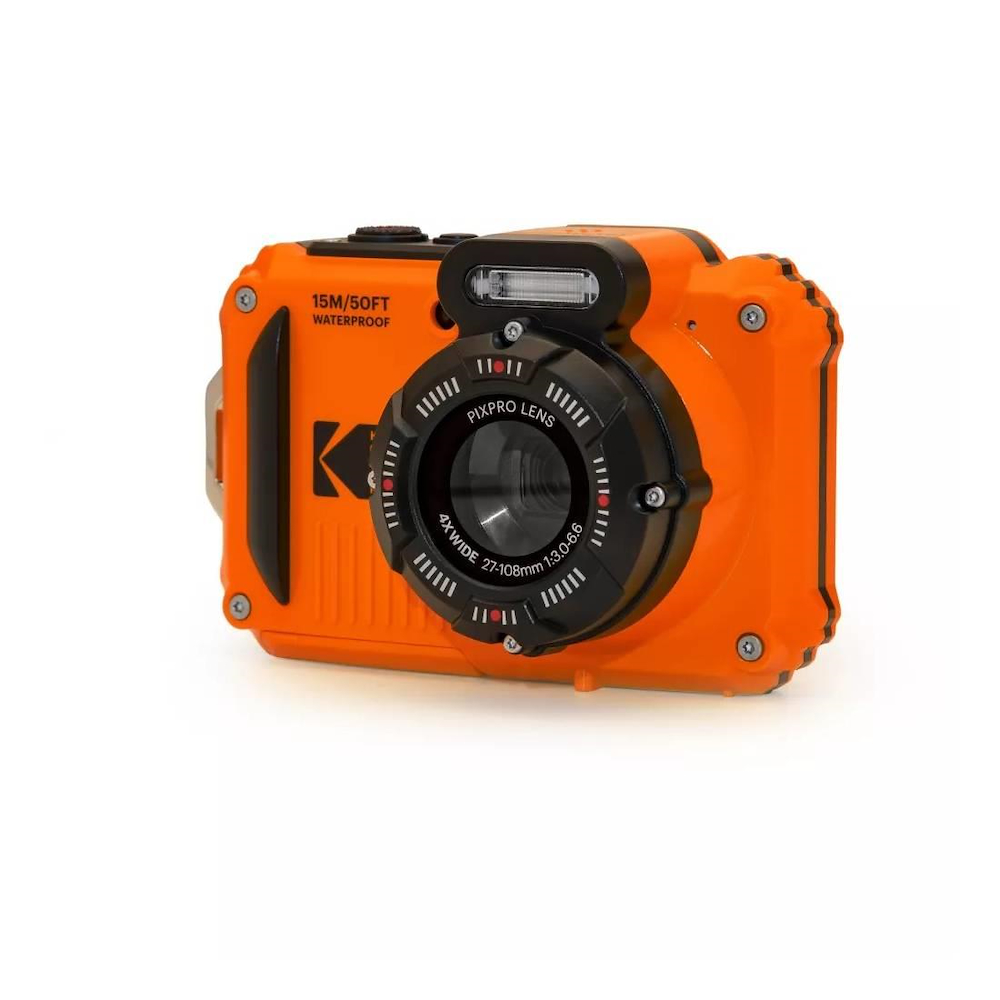 KODAK WPZ2ORANGECOMBOPACK - Kodak PIXPRO WPZ2 Wasserdichte Digitalkamera Orange Paket